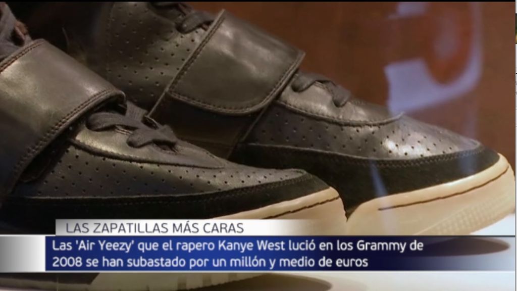 Las zapatillas del rapero Kanye West ya son las más caras del mundo: se han vendido por 1,5 millones de euros