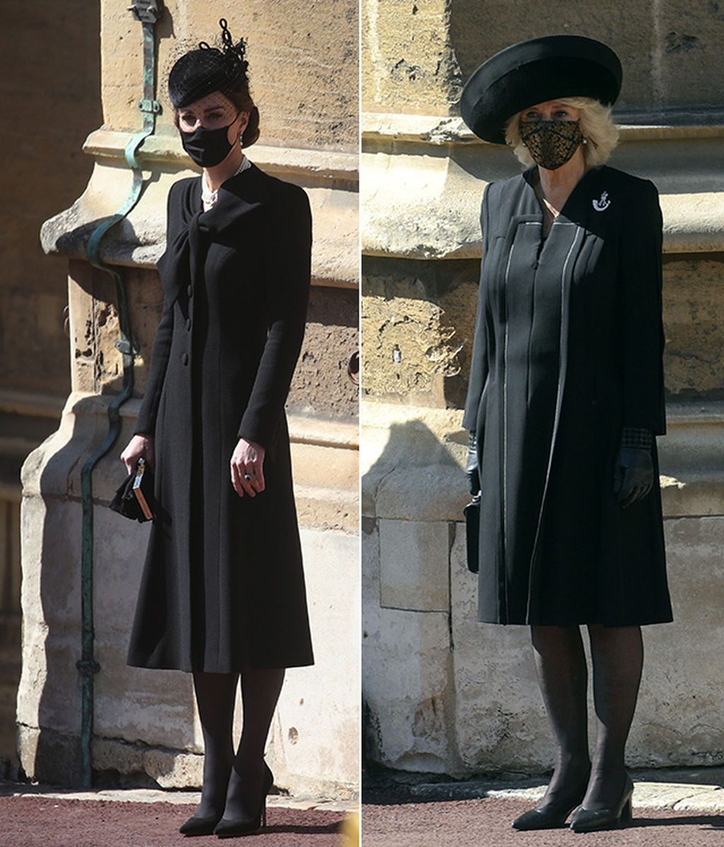 Kate Middleton y Camila Parker funeral del Duque de Edimburgo