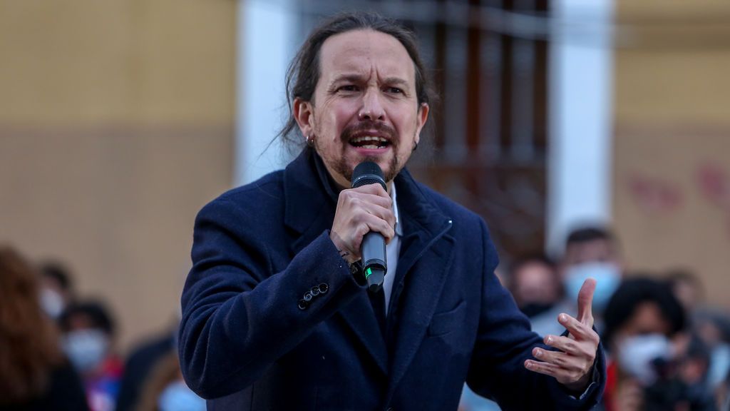 Pablo Iglesias en un acto de Podemos