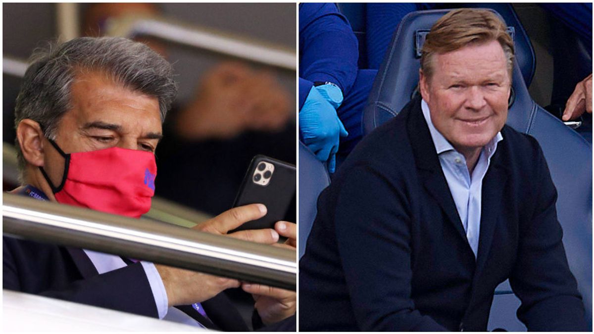 Laporta aún no ha decidido quién entrenará al Barcelona. Laporta aún no ha decidido quién entrenará al Barcelona.