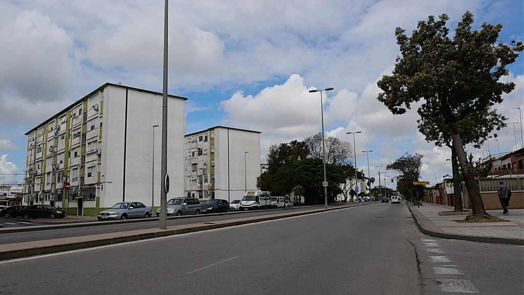 La avenida  Blas Infante en Jerez de la Frontera