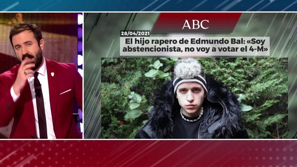 El hijo de Edmundo Bal se declara "abstencionista"