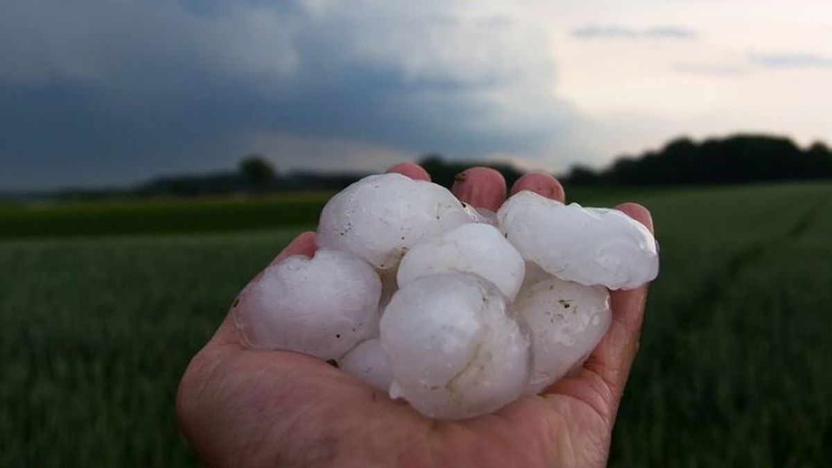 El granizo será cada vez más grande por el cambio climático, sugiere un estudio