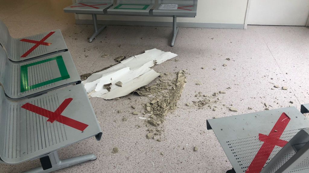 Desperfectos en el hospital de San Sebastián de los Reyes
