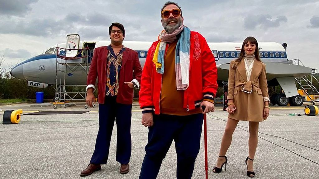 Bob Pop, en el rodaje de 'Maricón perdido'
