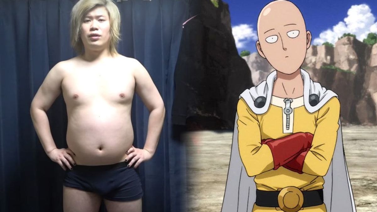 La increíble transformación física de un joven que siguió la dieta de un personaje de anime