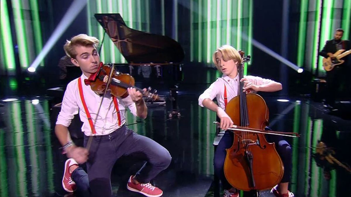 La actuación de Violincheli Brothers en la final de 'Got Talent'