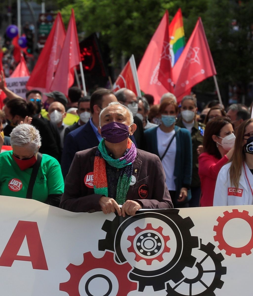 Arranca manifestación del 1 de Mayo, la primera en la calle desde la pandemia