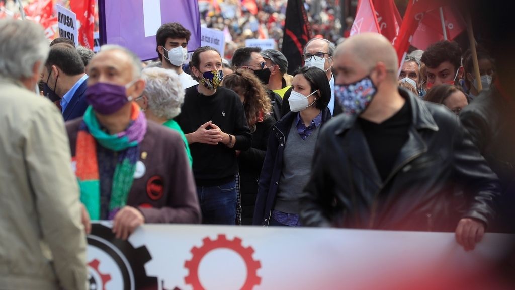 Arranca manifestación del 1 de Mayo, la primera en la calle desde la pandemia