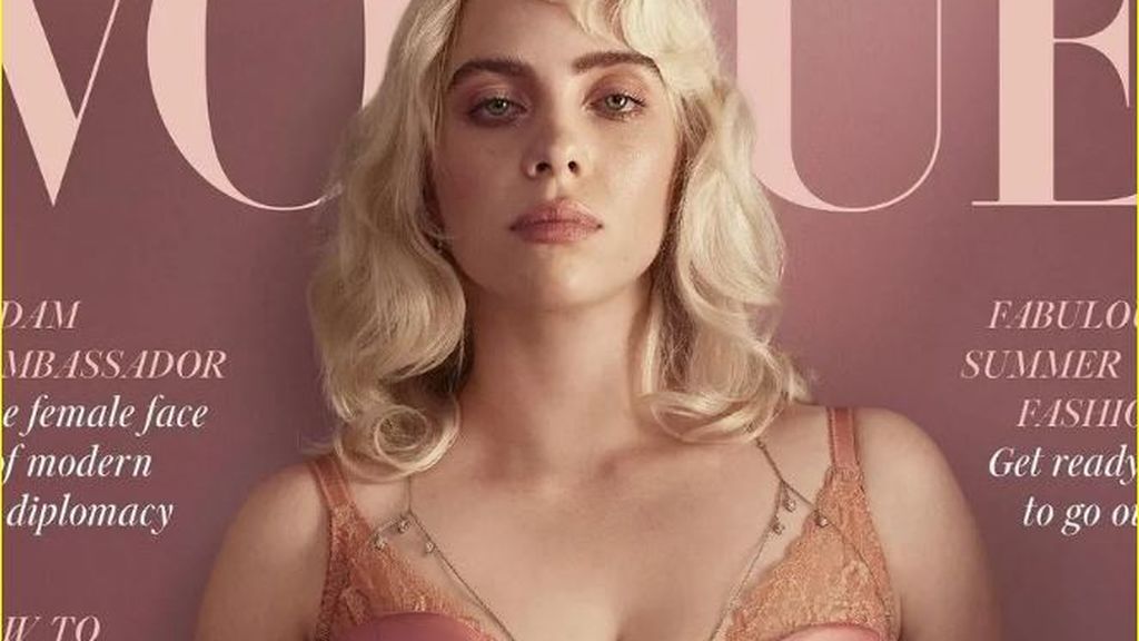 La cantante Billie Ellish se viste con lencería para defender el amor propio La cantante Billie Ellish se viste con lencería para defender el amor propio