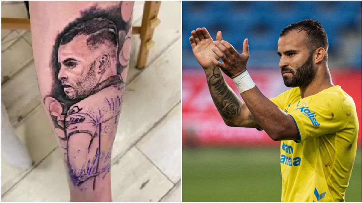 Locura en Las Palmas con Jesé Rodríguez: un aficionado se tatúa su cara en medios de los rumores por su renovación