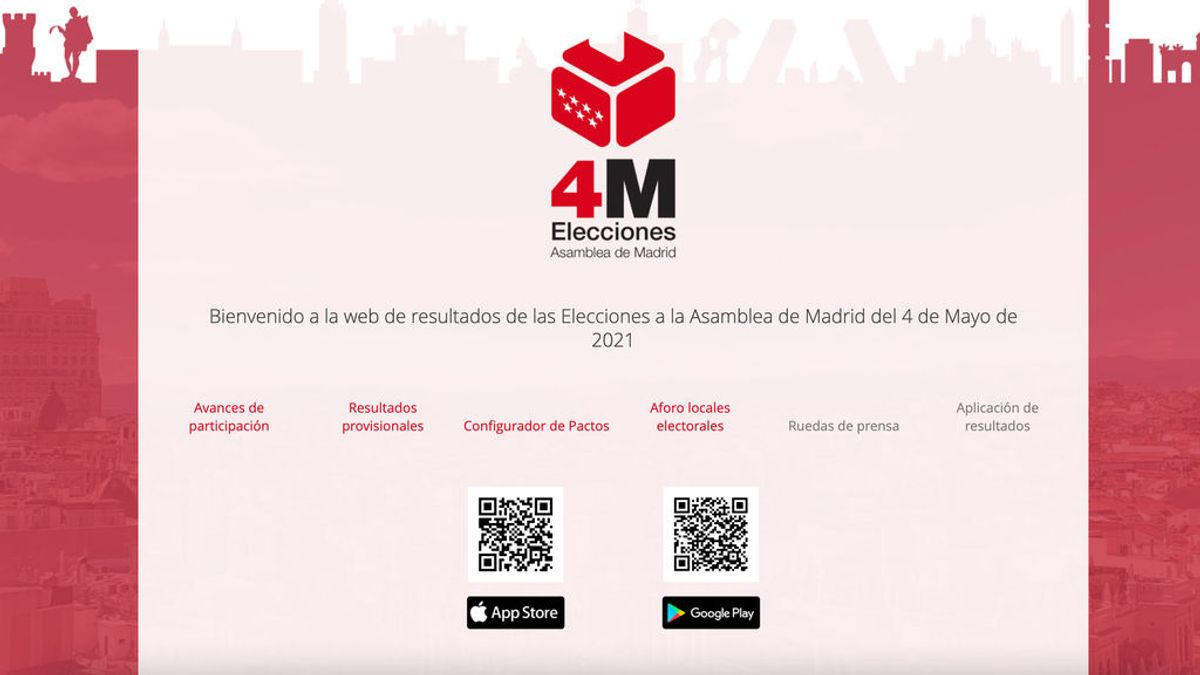 App para seguir las elecciones en Madrid: cómo descargarla y qué información ofrece