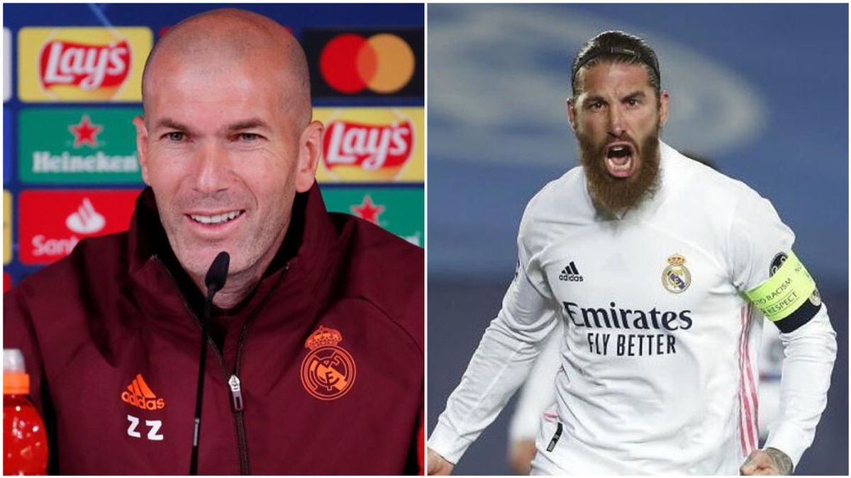 Zidane, sobre el regreso de Sergio Ramos: "Está bien y preparado para jugar"