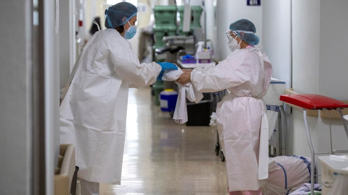 Siguen bajando los hospitalizados en España Siguen bajando los hospitalizados en España