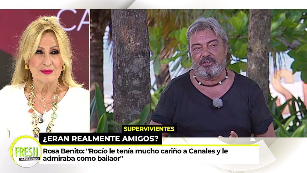 Rosa Benito rectifica y confirma la buena relación de Antonio Canales y Rocío Jurado