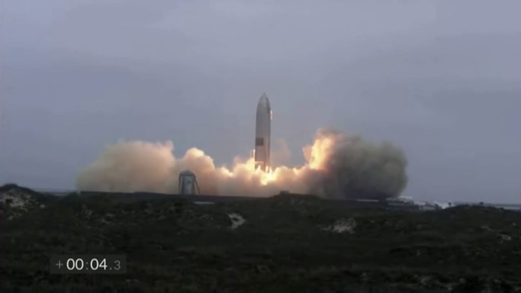La compañía Space X ha logrado volar con éxito su nave Starship