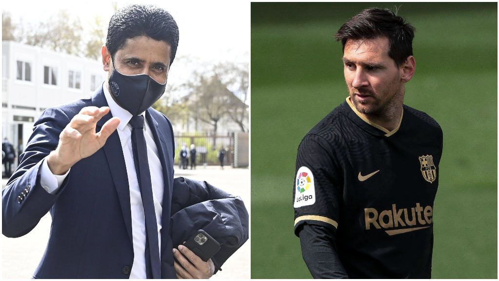 Al Khelaifi quiere juntar a Messi y Neymar en París.