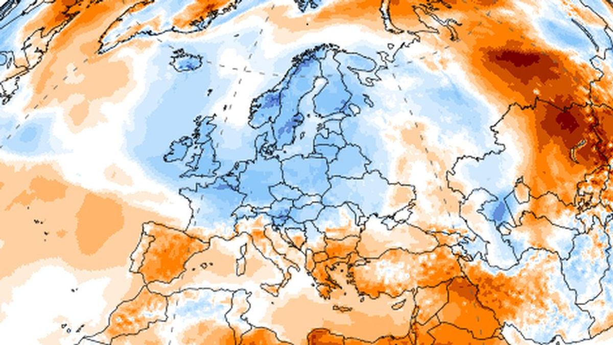 Reino Unido se cubre de nieve mientras el calor repunta en España