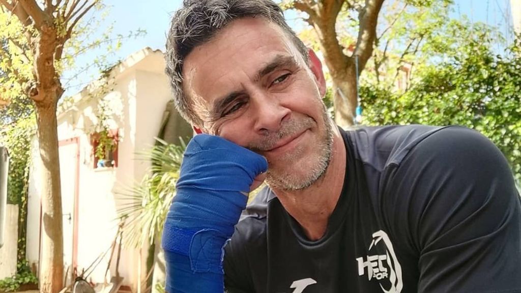 Alonso Caparrós, en un momento de paz