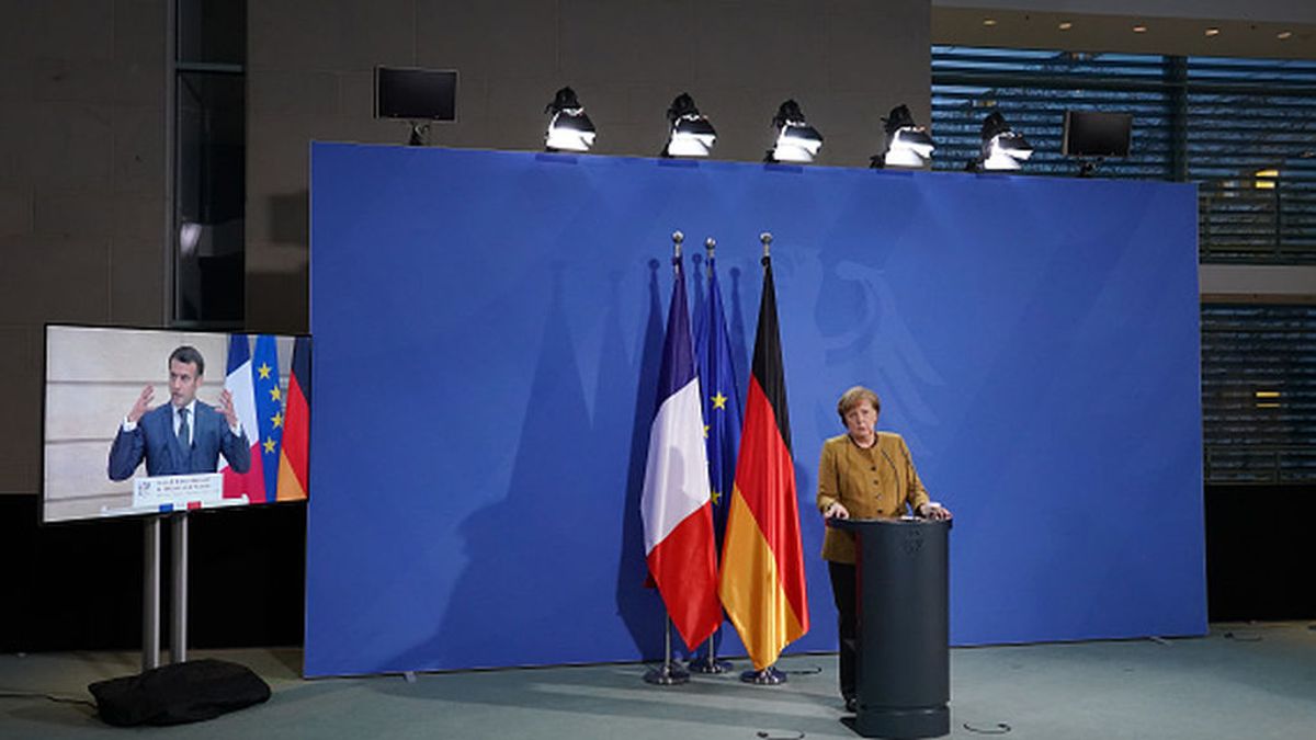 Macron "completamente a favor" y Merkel "en contra" de la cesión de patentes de las vacunas Macron "completamente a favor" y Merkel "en contra" de la cesión de patentes de las vacunas