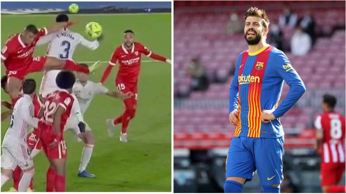Piqué se suma a la polémica del penalti en contra al Madrid: "Hablando se entiende la gente" Piqué se suma a la polémica del penalti en contra al Madrid: "Hablando se entiende la gente"