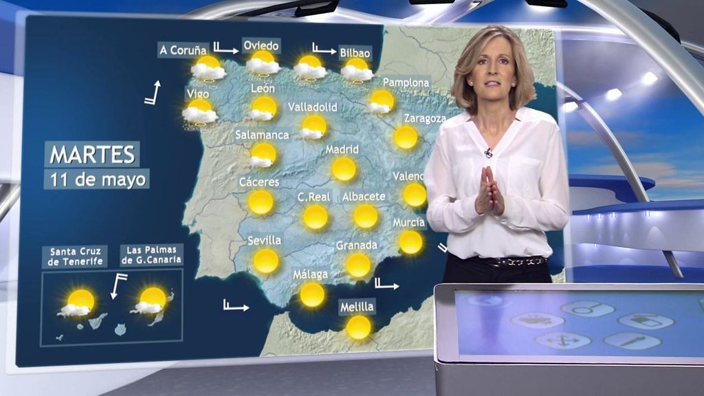 El martes continúa el tiempo frío, húmedo y ventoso en media España