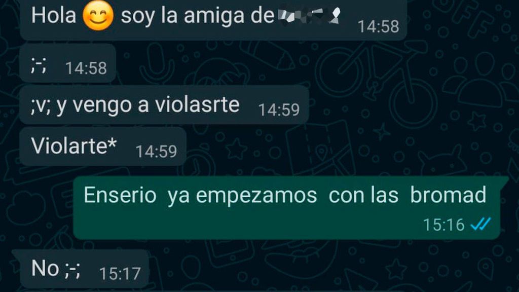 WhatsApp depredador sexual