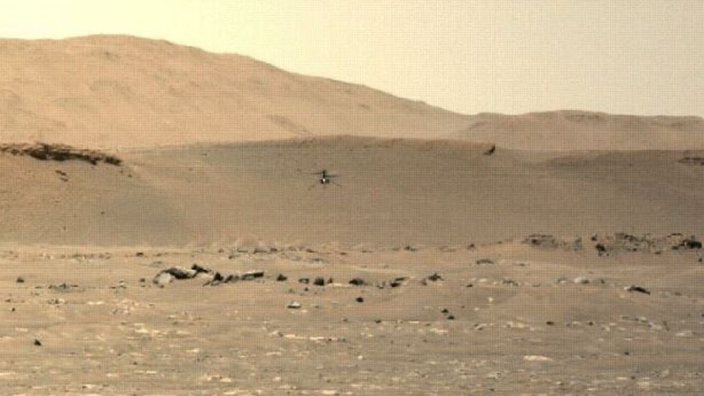 El Ingenuity vuela por cuarta vez en Marte: así lo ha captado con vídeo y audio el Perseverance
