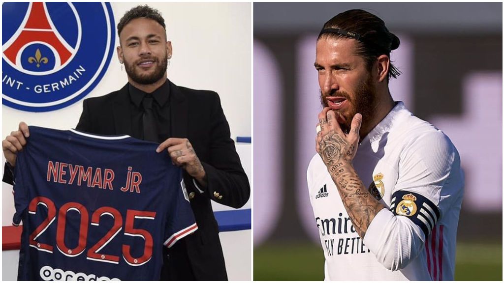 Sergio Ramos aplaudió la renovación de Neymar con el PSG.