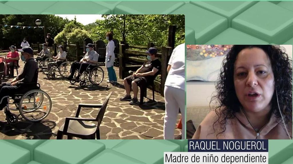 Raquel, madre de un niño dependiente, pide que les vacunen: "Si nos contagiamos, nadie podrá cuidarle"