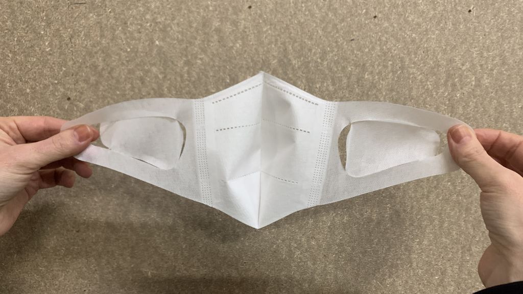Mascarilla de 'Entrevías' especial para actores