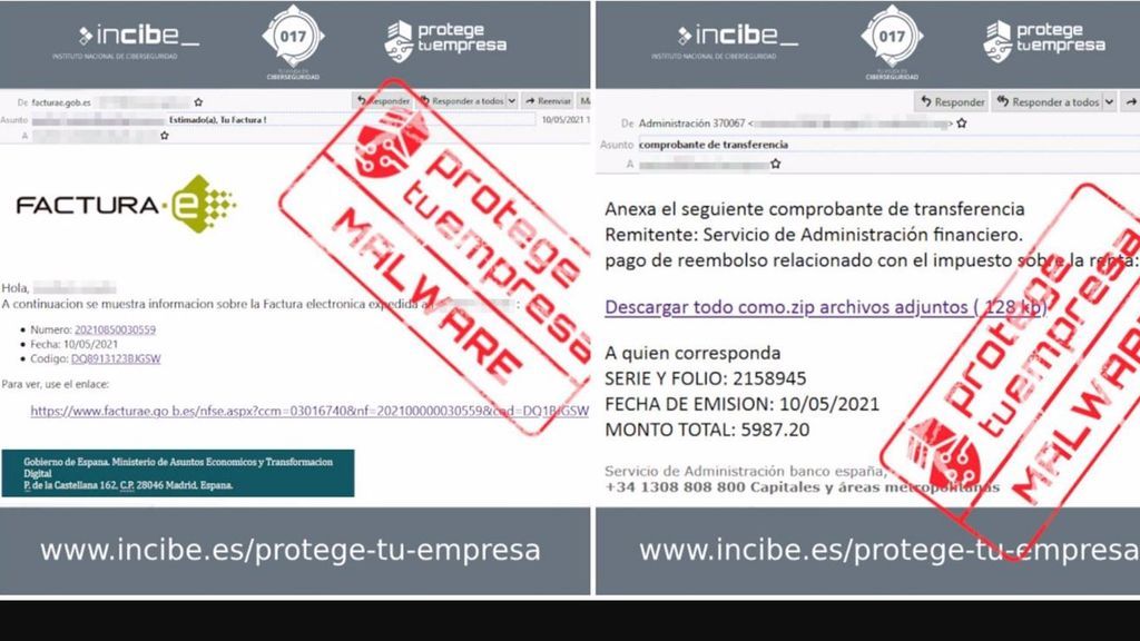 El Instituto de Ciberseguridad alerta de emails con 'malware' que suplantan a Economía y al Banco de España El Instituto de Ciberseguridad alerta de emails con 'malware' que suplantan a Economía y al Banco de España