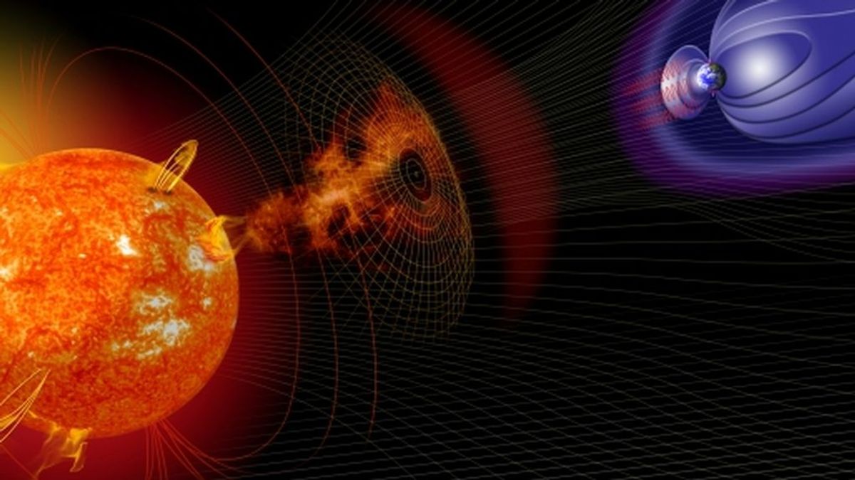 Una 'llamarada' solar desencadenará una tormenta geomagnética intensa en la Tierra esta semana