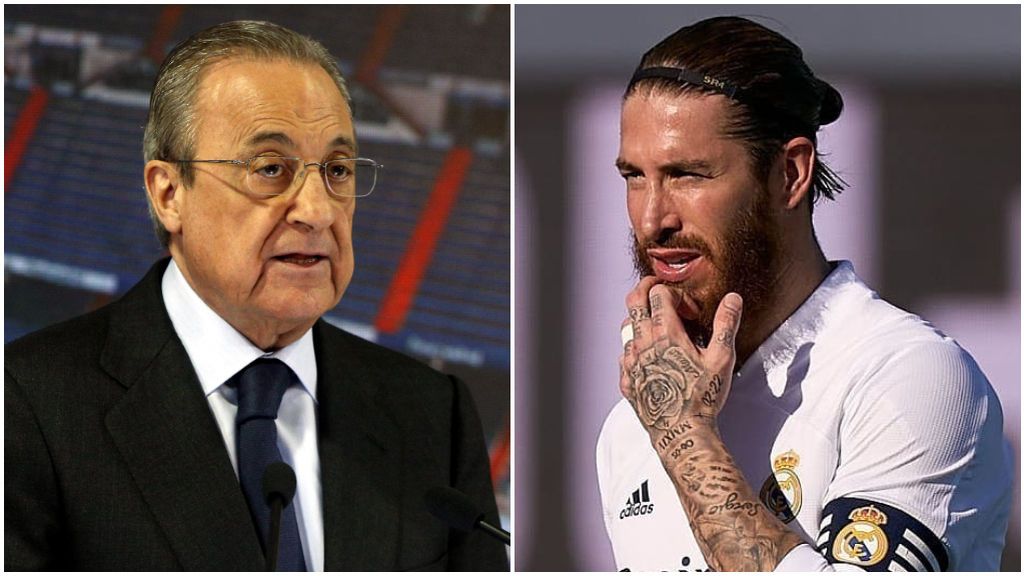 Sergio Ramos y Florentino Pérez no tienen contacto sobre la renovación.