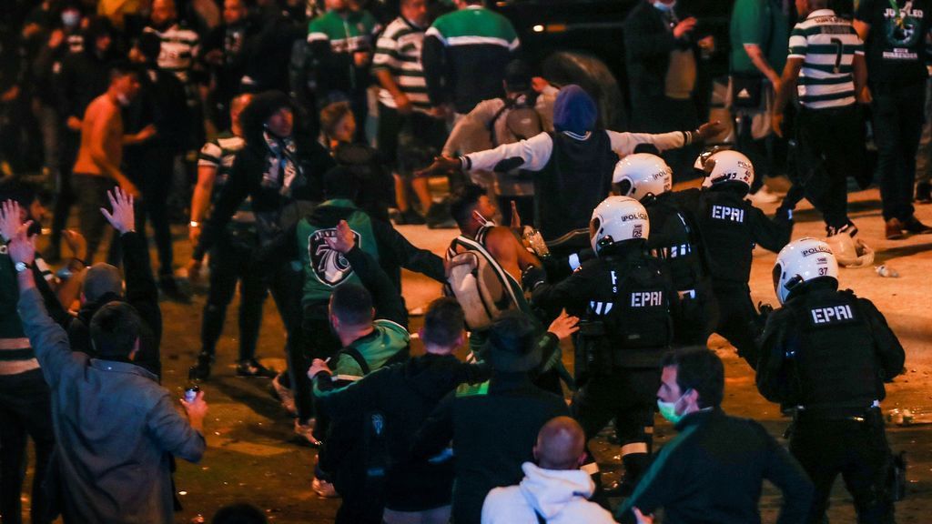 Disturbios en la celebración del título de liga del Sporting de Lisboa