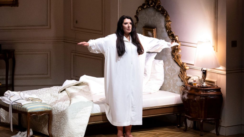 Marina Abramovic, en la obra 'Seven Deaths of Maria Callas'