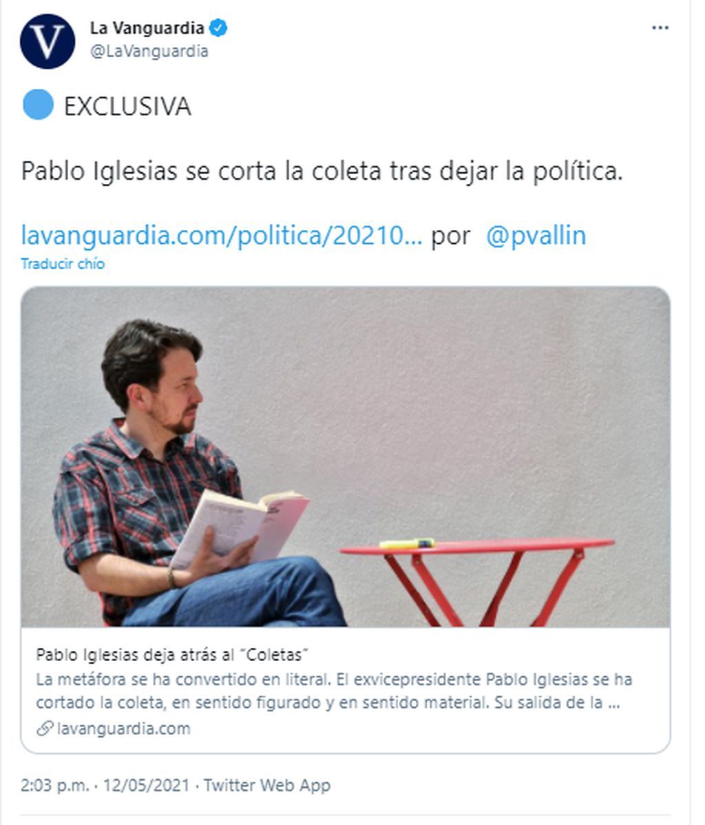 Este es su aspecto actual, inmortalizado por Dani Gago, con el que él mismo se compara con Brad Pitt