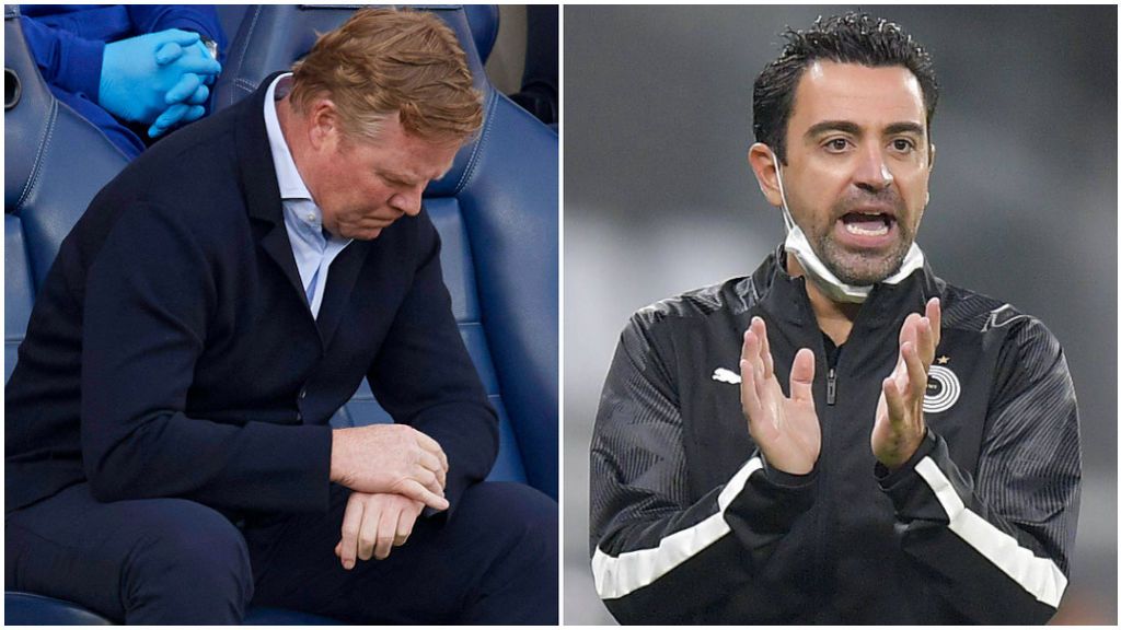 Xavi es el elegido de Laporta si no sigue Koeman