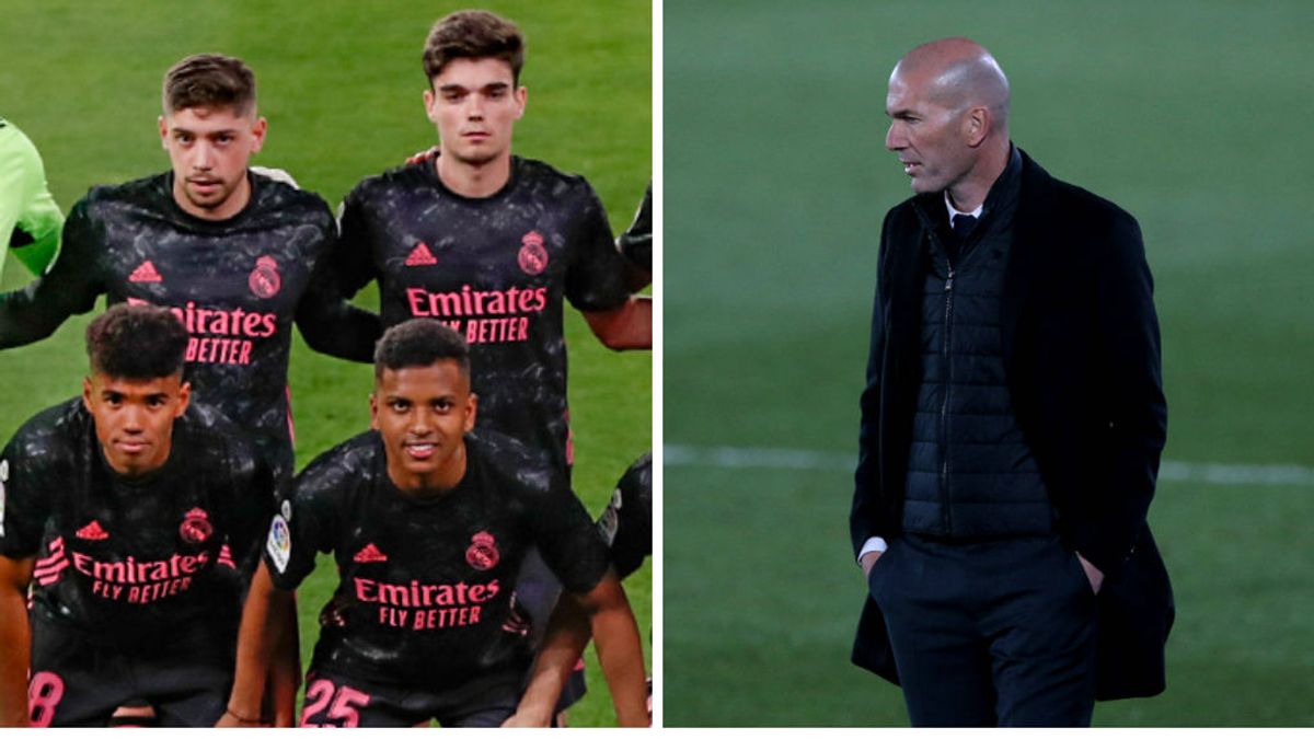 El aviso a navegantes de Zidane: no le temblará el pulso a la hora de poner a los canteranos El aviso a navegantes de Zidane: no le temblará el pulso a la hora de poner a los canteranos