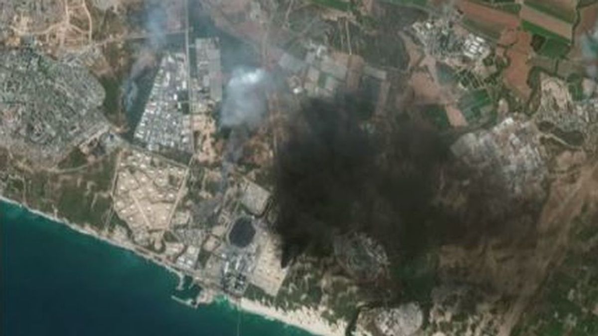Imágenes de satélite muestran los daños en Gaza e Israel Imágenes de satélite muestran los daños en Gaza e Israel