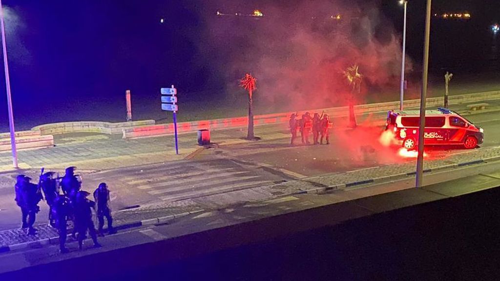 Incidentes en la noche del jueves