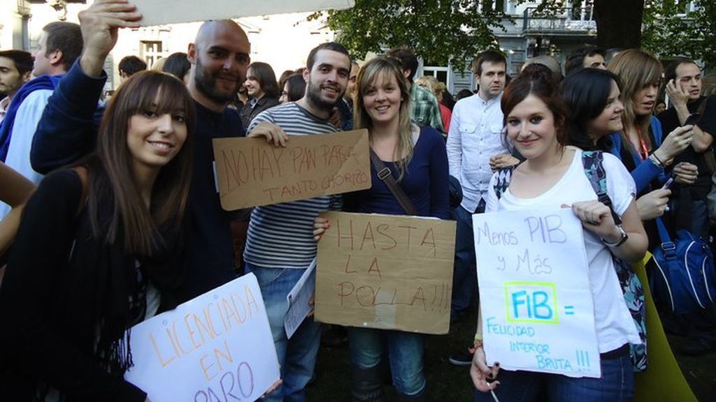 Rocío y sus compañeros de Erasmus en Bélgica