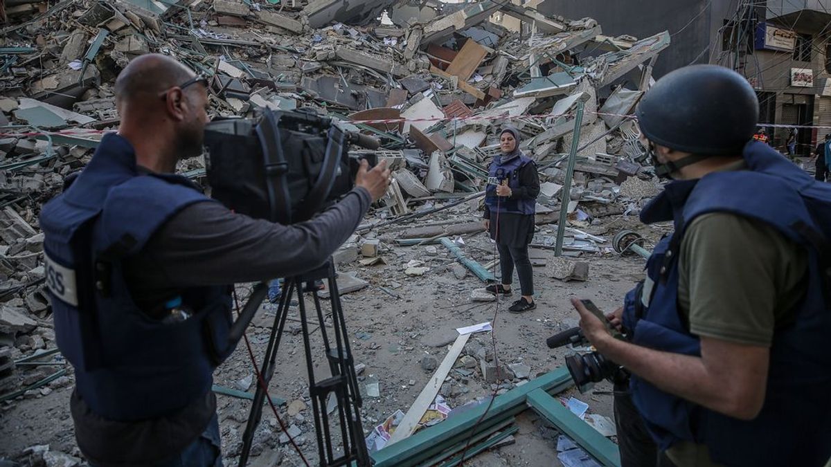AFP acoge a los periodistas cuyas oficinas fueron bombardeadas por el ejercito israelí en Gaza