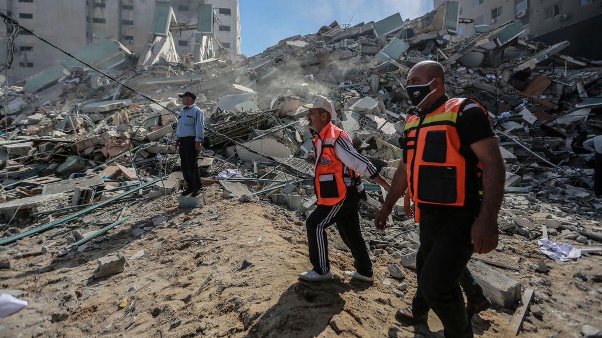 Netanyahu defiende como "perfectamente legítimo" el ataque contra el edificio con oficinas de prensa Netanyahu defiende como "perfectamente legítimo" el ataque contra el edificio con oficinas de prensa