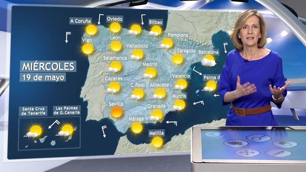 El verano se abre paso en el sur de España: el tiempo que hará el miércoles 19 de mayo