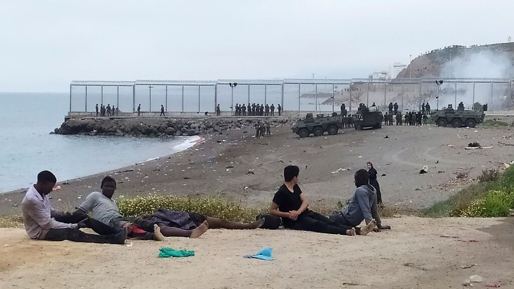 La entrada de inmigrantes en Ceuta bate los récords de inmigración en España