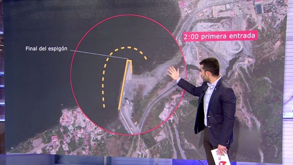 Así es la zona por la que los migrantes han entrado en Ceuta: 8 metros de frontera y el problema del mar