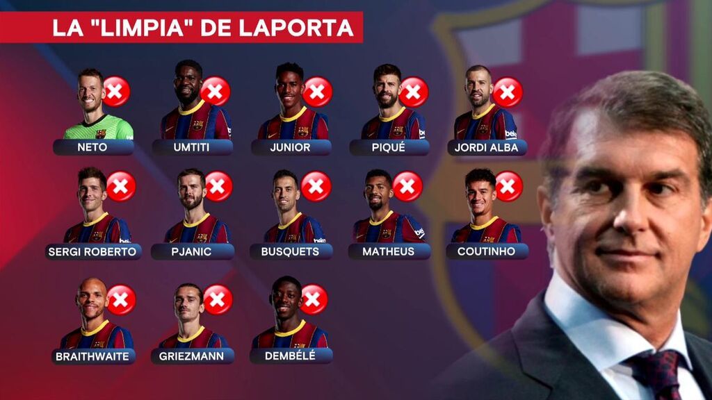 La lista negra que planea Joan Laporta desde: Gerard Piqué hasta Griezmann