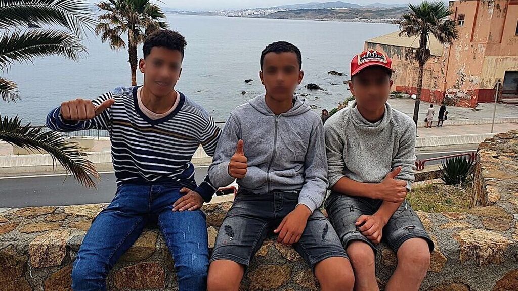 Llegada de menores a Ceuta
