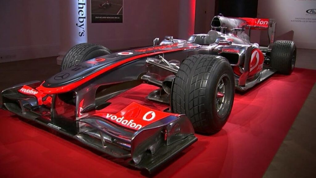 Subastan un McLaren de Lewis Hamilton de Fórmula 1 con un precio de salida de 4 millones de euros